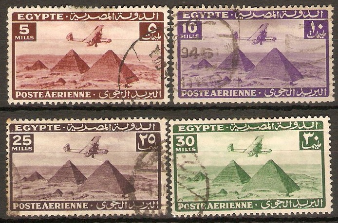 Egypt 1941 Air Stamps Set. SG285-SG288.
